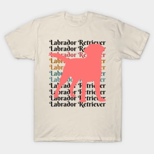 Loyal and Loveable: A Tribute to Labrador Retrievers T-Shirt